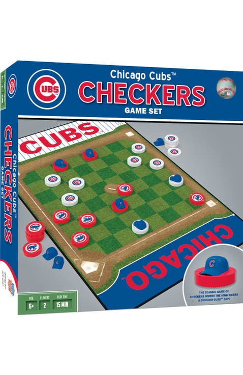 Chicago Cubs Checkers Board Game