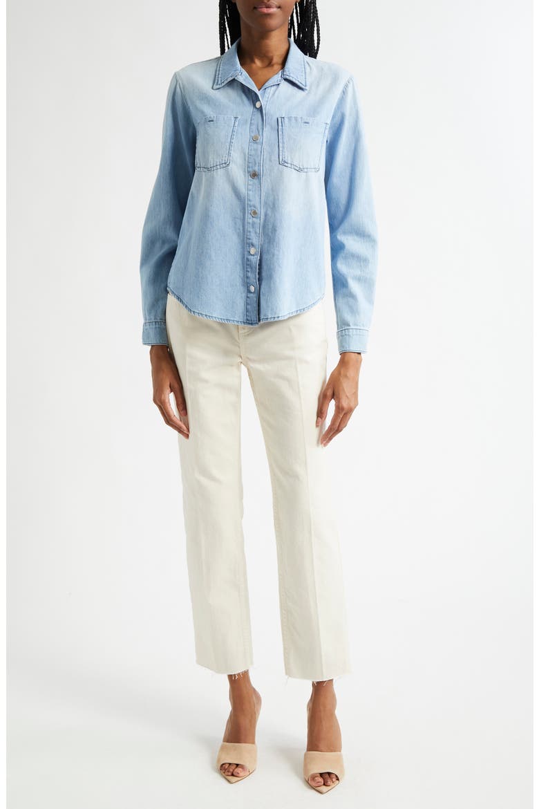 Milana Stovepipe Ankle Straight Leg Jeans, Alternate, color, FRENCH VANILLA