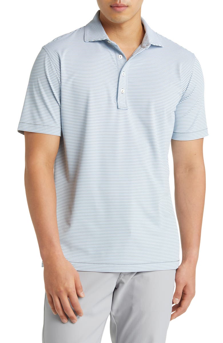Peter Millar Crown Crafted Ezra Tailored Fit Jersey Performance Polo, Main, color,