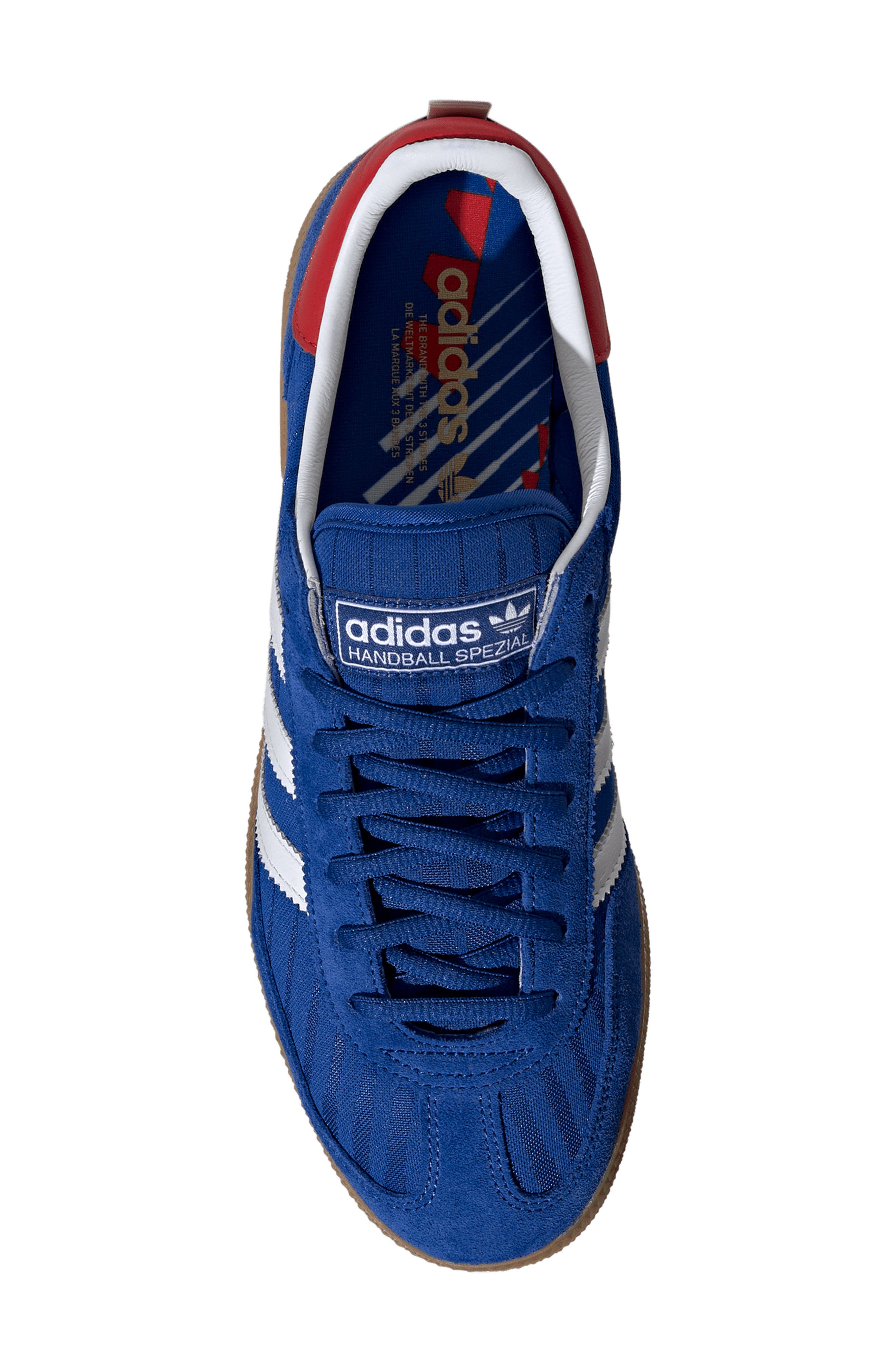 x FIFA Gender Inclusive Handball Spezial Sneaker, Alternate, color, POBLUE/RED