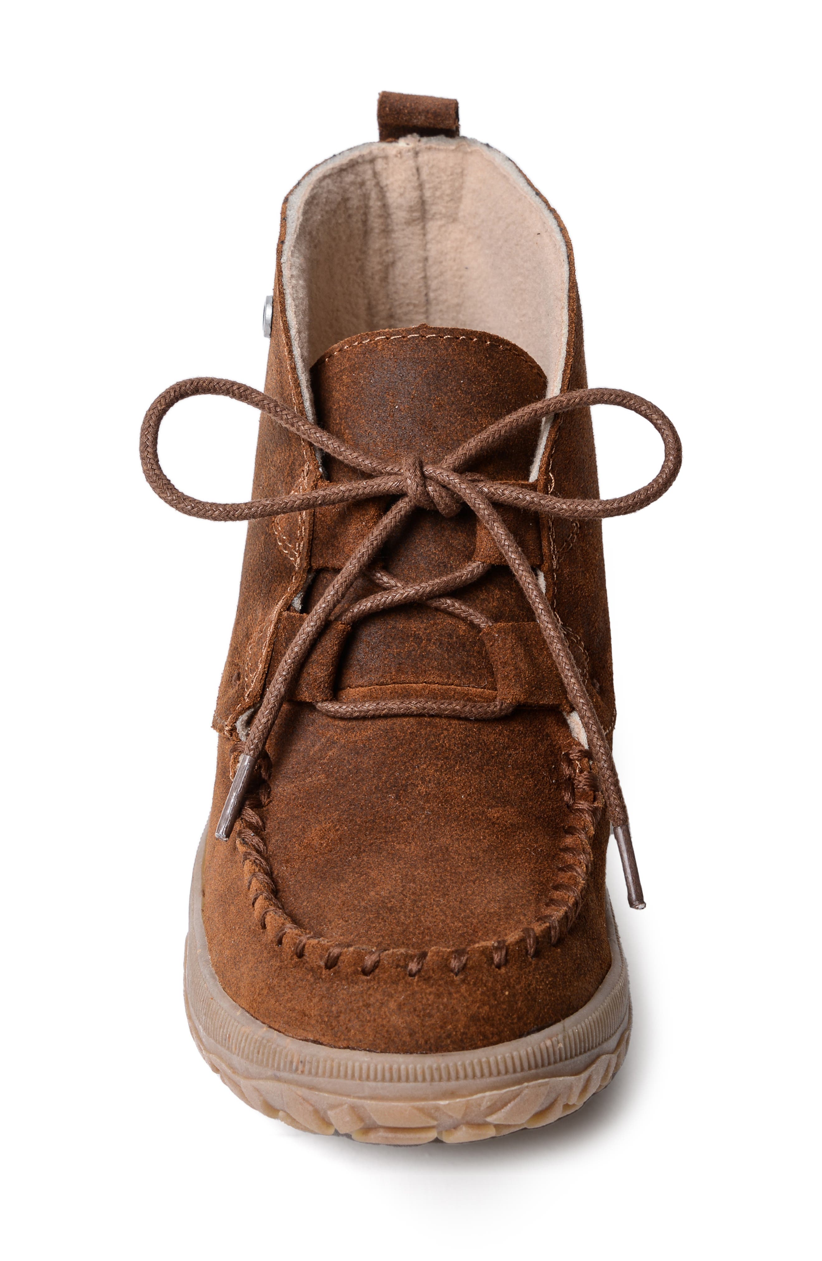 Minnetonka Tealey Bootie, Alternate, color, Brown