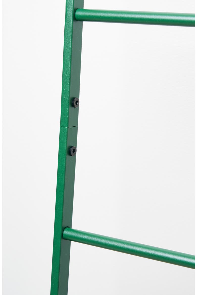 Leaning Storage Ladder, Alternate, color, FOREST GREEN