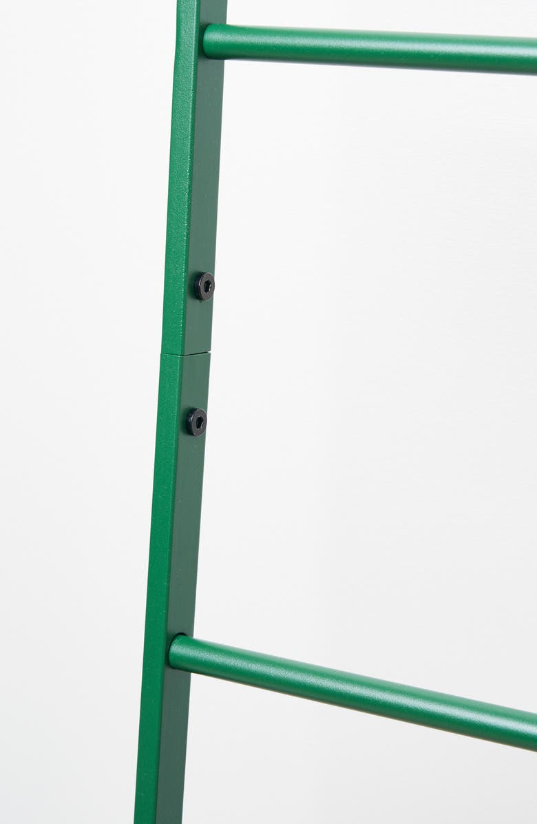 Yamazaki Leaning Storage Ladder, Alternate, color, Forest Green