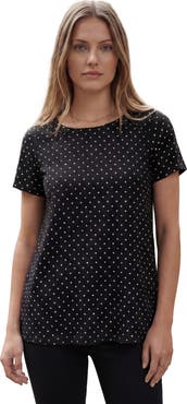 Jessica London Stretch Cotton Trapeze Tee