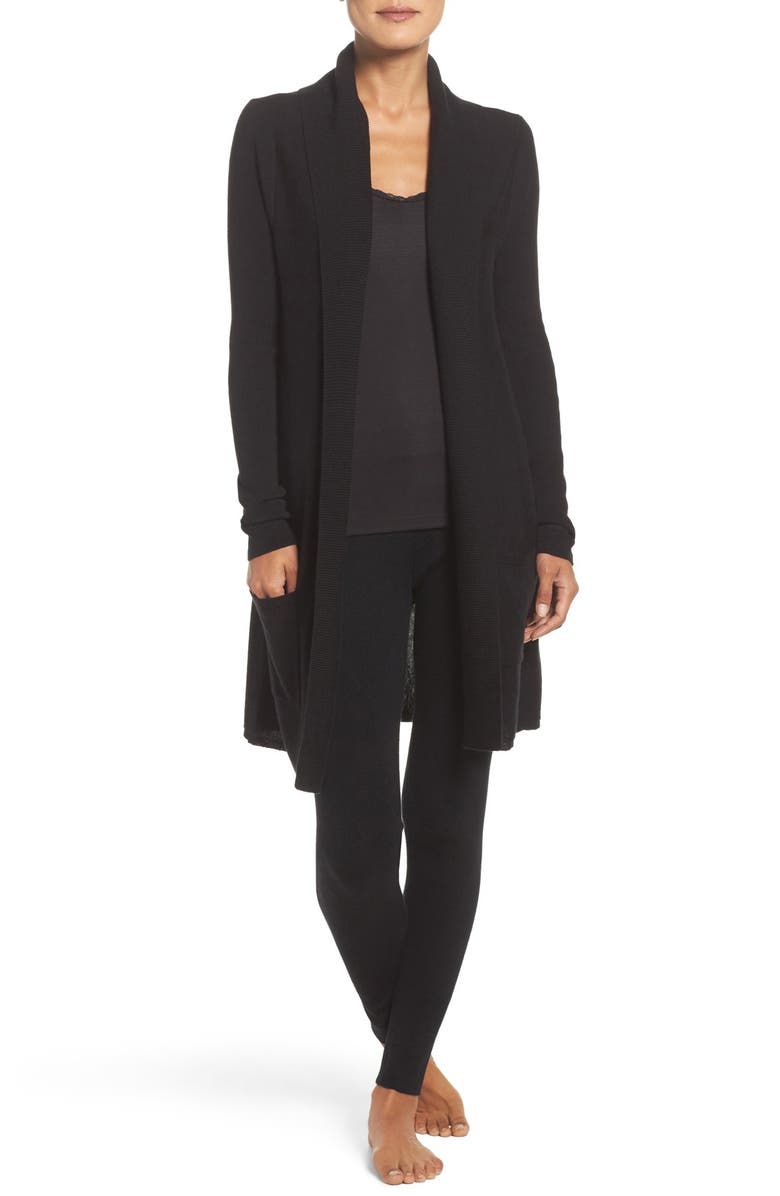 Nordstrom Lingerie Ribbed Leggings, Alternate, color, 