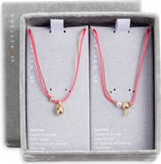 Chelsea28 Set of 2 Demi Fine Mommy & Me Lock Key Pendant Necklaces