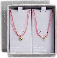 Chelsea28 Set of 2 Demi Fine Mommy & Me Lock Key Pendant Necklaces