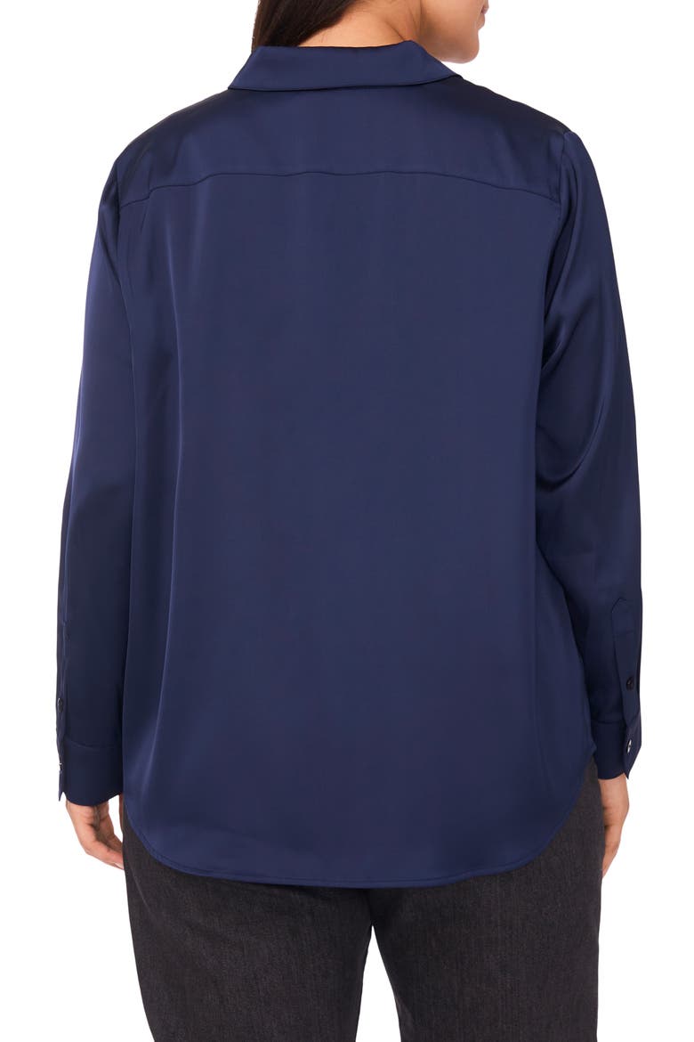 Long Sleeve Button-Down Shirt, Alternate, color, CLASSIC NAVY