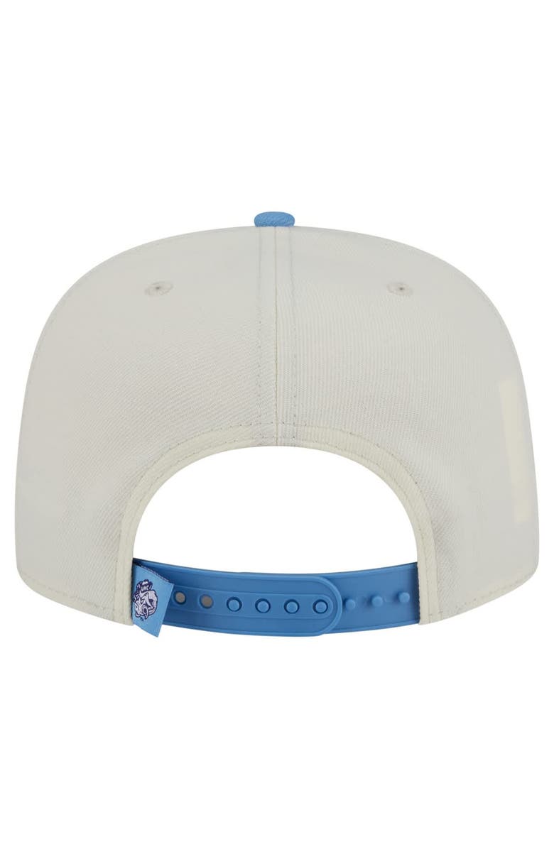 New Era Men's New Era White North Carolina Tar Heels Collegiate 9FIFTY A-Frame Snapback Hat, Alternate, color, 