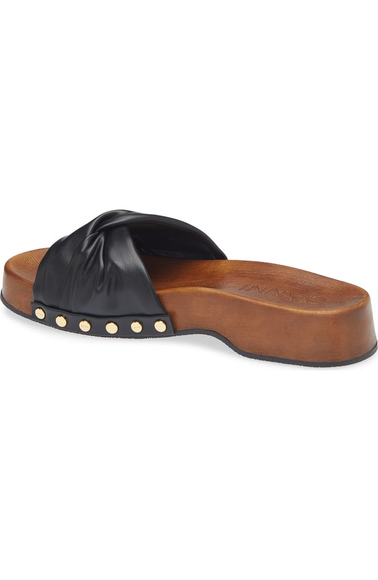 Ganni Tia Fairy Clog Slide Sandal, Alternate, color, Black