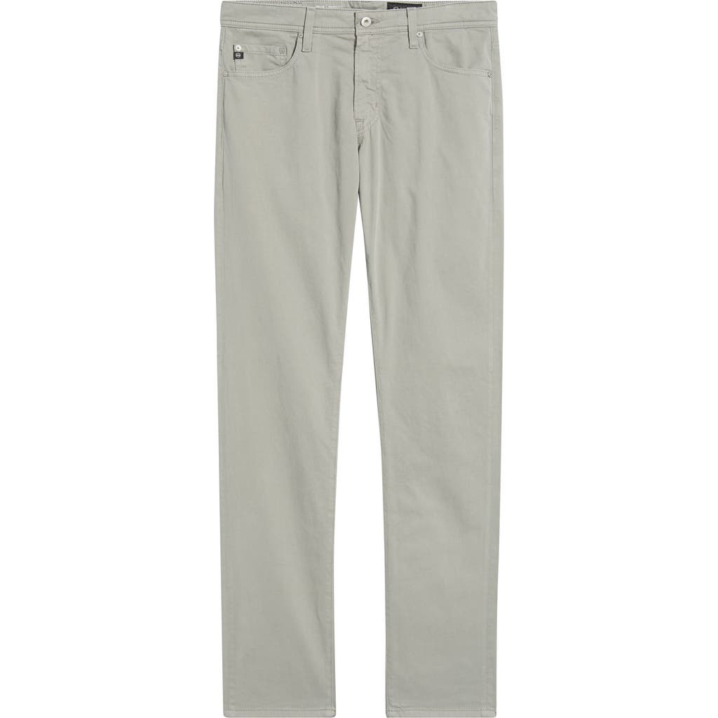 Ag Tellis Stretch Sateen Modern Slim Pants In Gray
