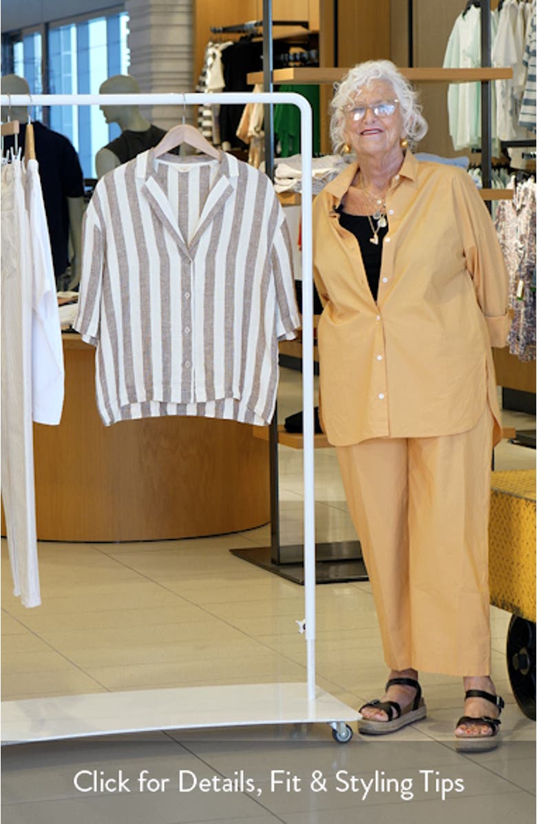 Palma Stripe Linen Camp Shirt, sales video thumbnail