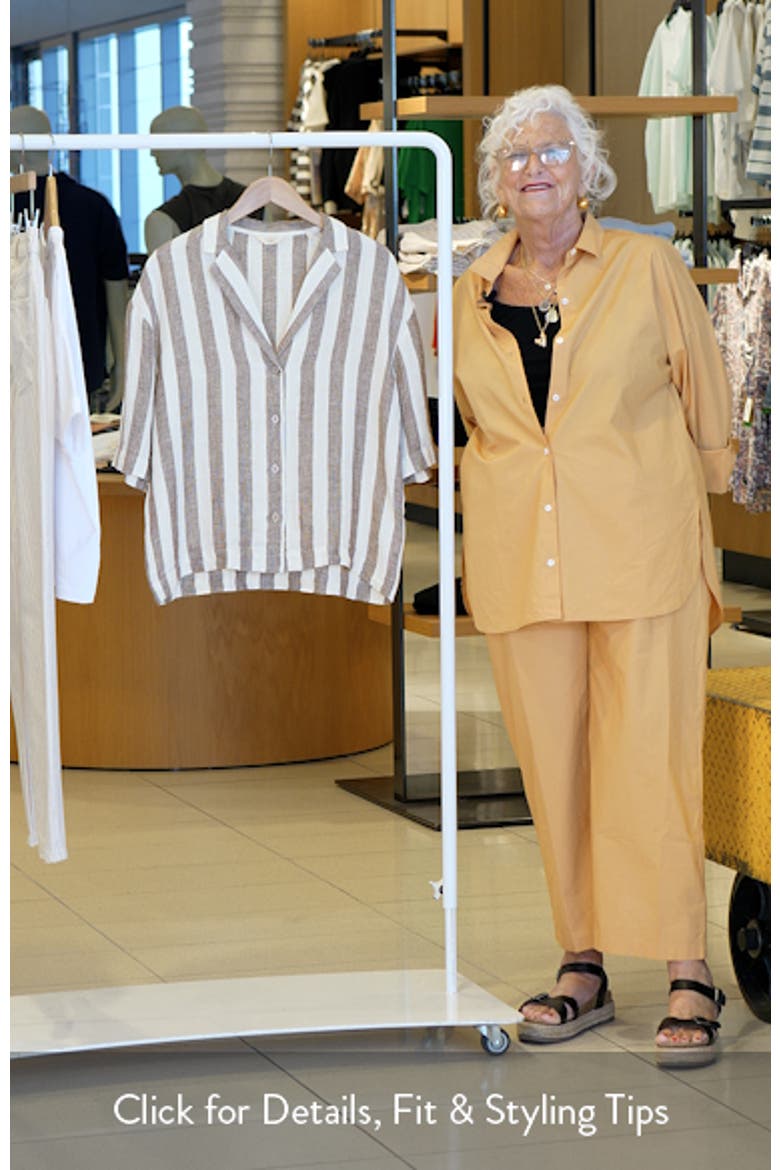 Palma Stripe Linen Camp Shirt video