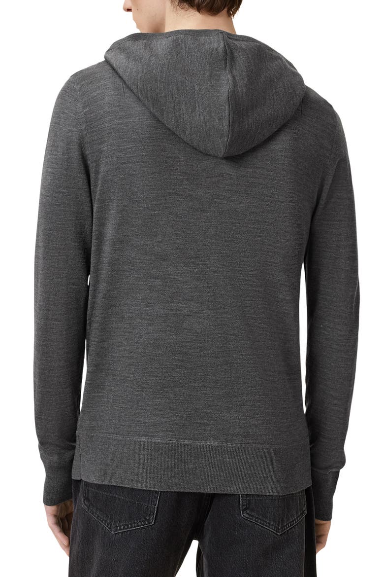 Mode Merino Wool Hoodie, Alternate, color, MONUMENT GREY