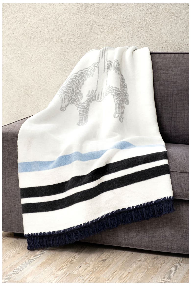 Henry Throw Blanket, Alternate, color, SILVER
