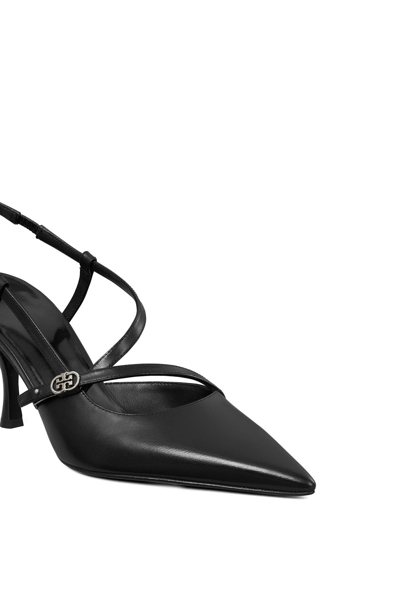 Double T Buckle Strap Pump, Alternate, color, PERFECT BLACK