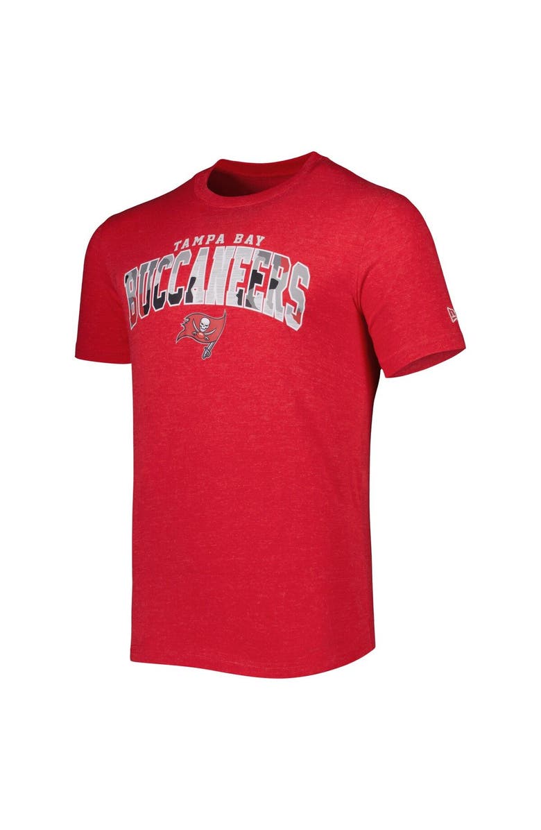 New Era Men's New Era Heathered Red Tampa Bay Buccaneers Training Collection T-Shirt, Alternate, color, 