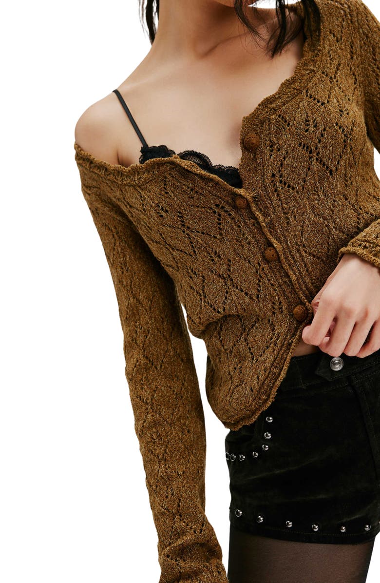 Adelene Pointelle Cardigan