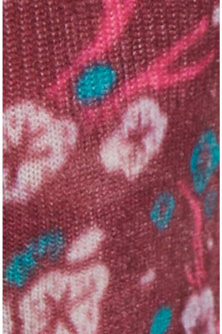 Curated Cherry No-Show Socks, Alternate, color, MULTI COLOR