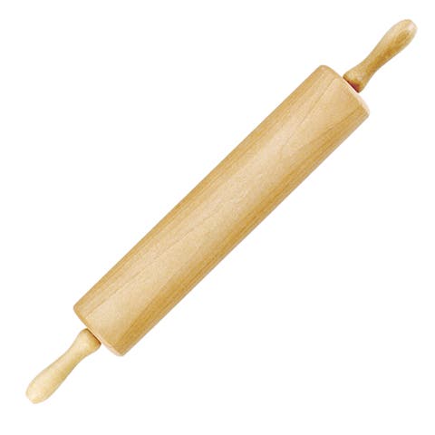 Wooden Rolling Pin, 13 Inch Hardwood Dough Roller