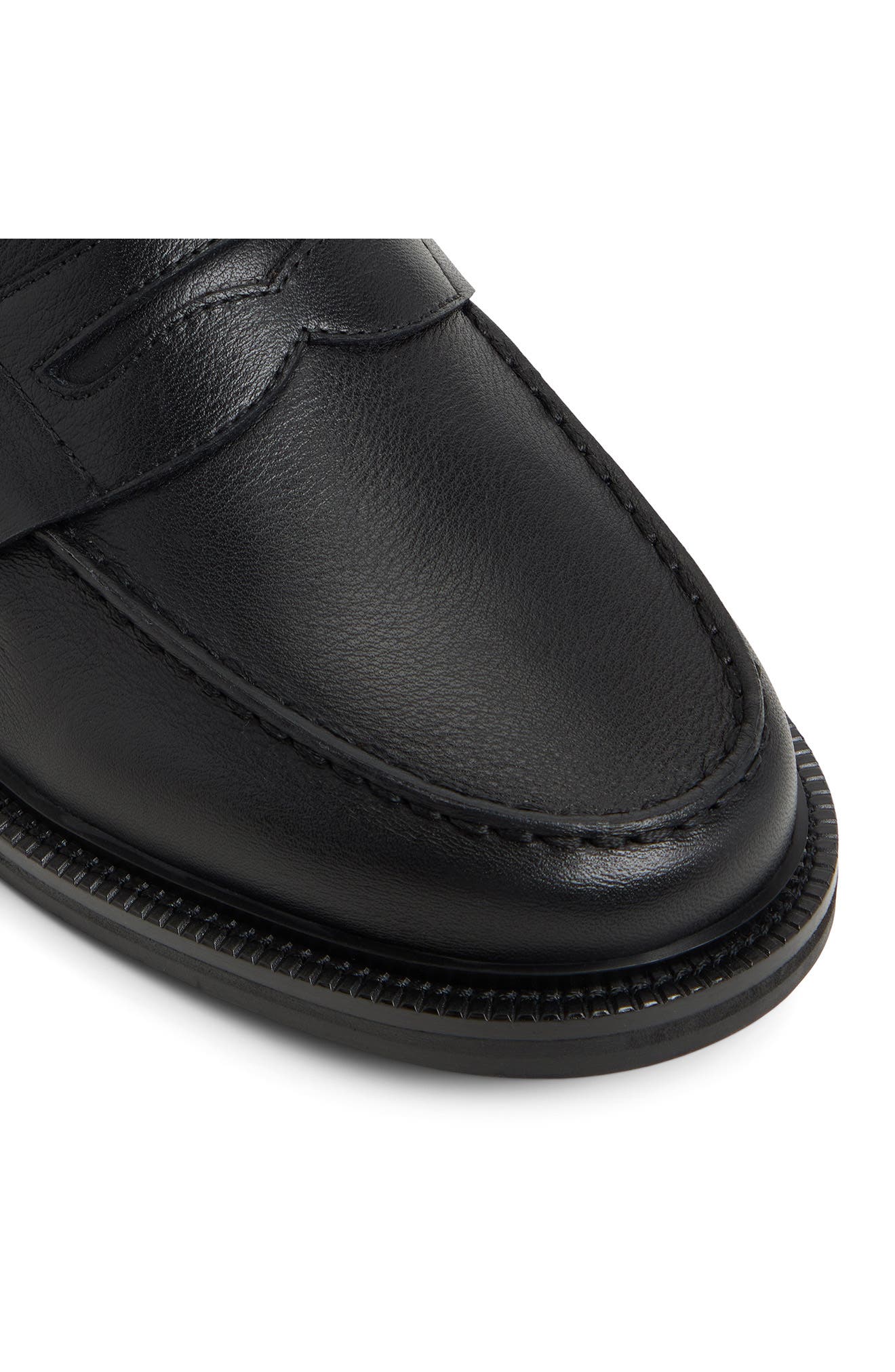 ALDO Buckley Penny Loafer, Alternate, color, Open Black