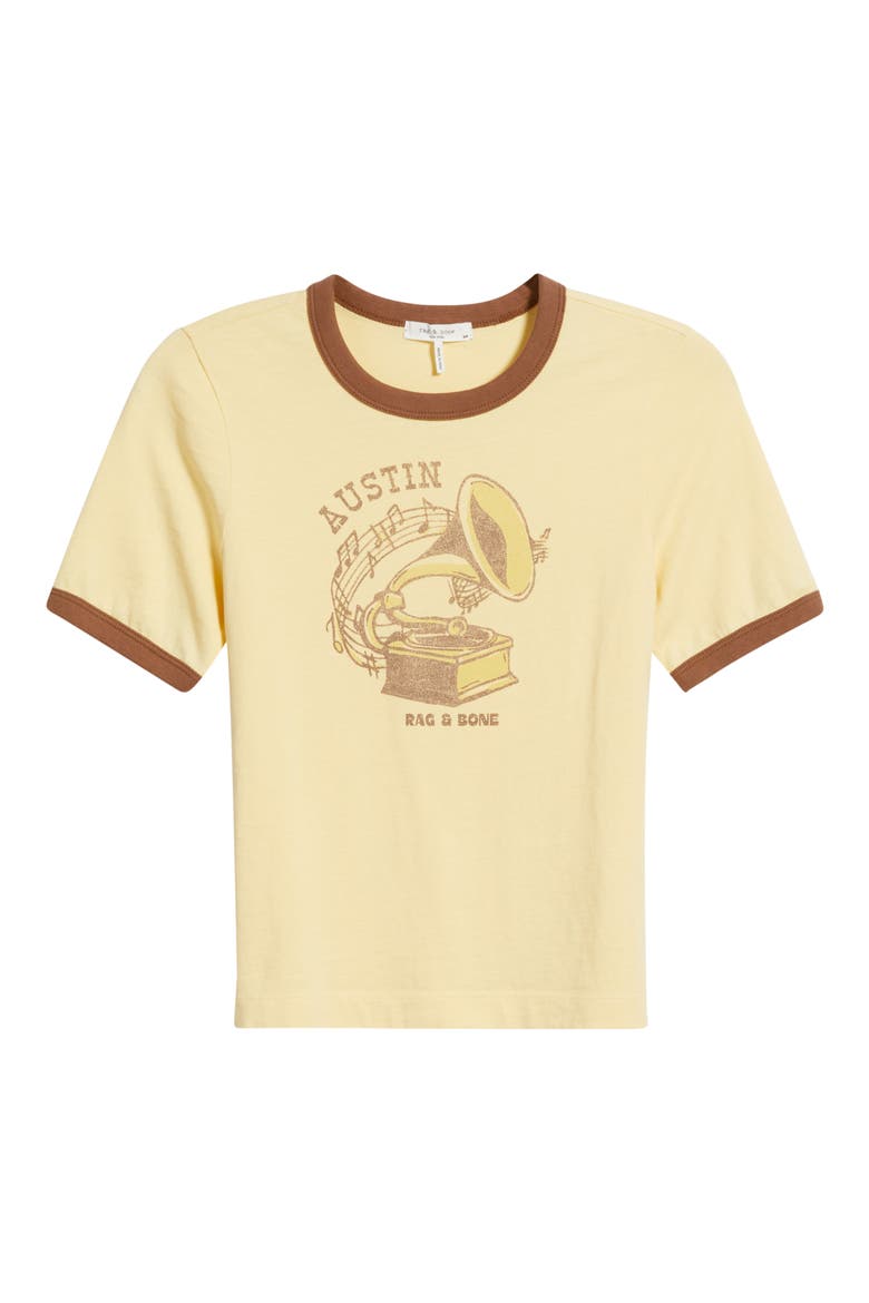 Austin Ringer Graphic T-Shirt, Alternate, color, SUNLIGHT