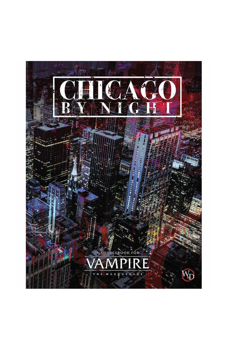 Renegade Game Studios Vampire The Masquerade 5th Edition Roleplaying Game Chicago By Night Sourcebook, Alternate, color, Multicolored