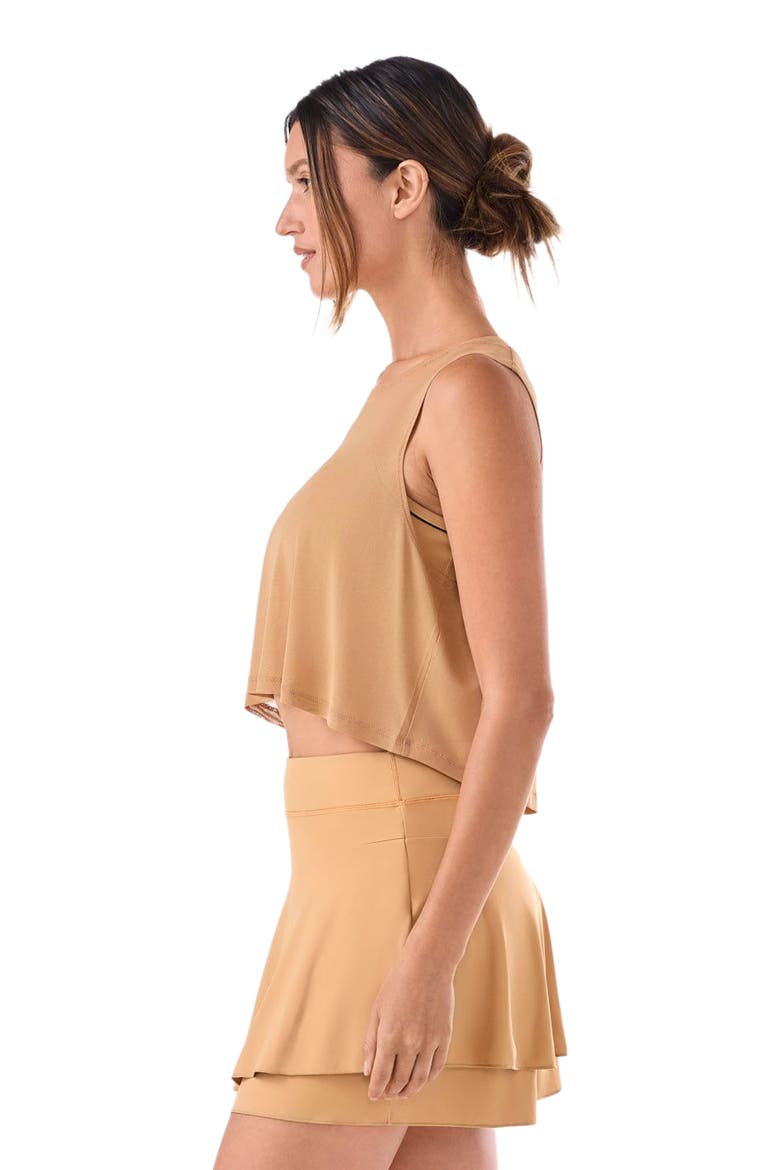 Flatter Flow Hi Lo Tank, Alternate, color, CAPPUCINO