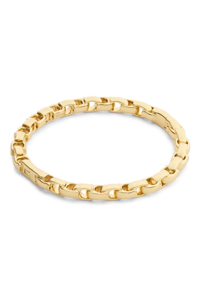 Signature C Hinged Bangle, Main, color, SHINY GOLD