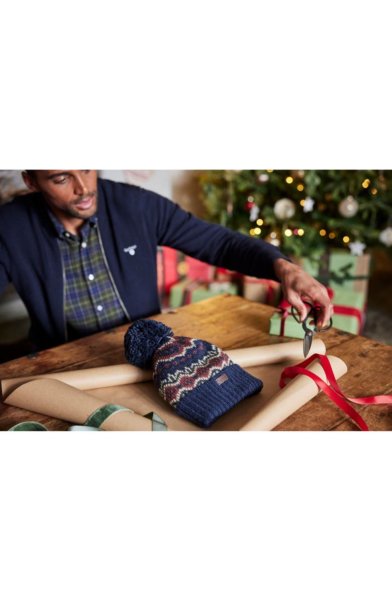 Barbour Case Fairisle Beanie, Alternate, color, 