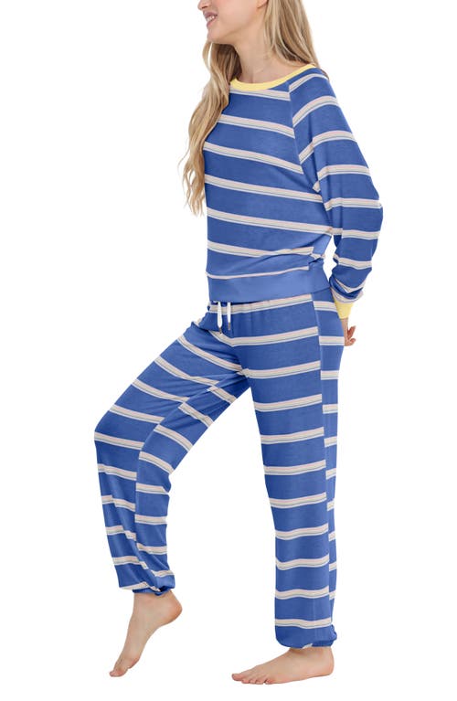 Honeydew Intimates Star Seeker Brushed Jersey Pajamas In Blue