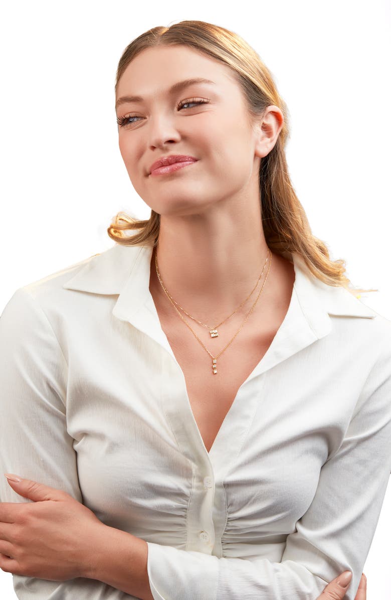 Bony Levy Maya Mixed Diamond Pendant Necklace, Alternate, color, 