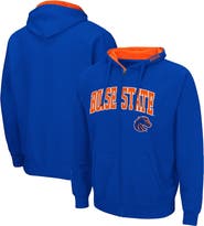 COLOSSEUM Men's Colosseum Royal Boise State Broncos Arch & Logo 3.0 Full-Zip Hoodie