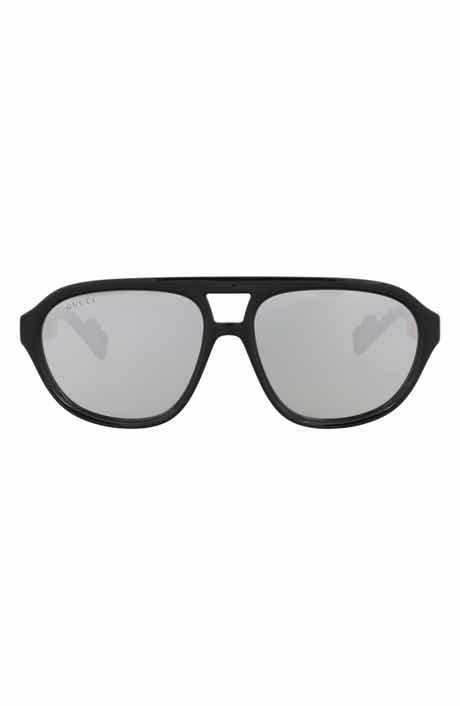 Gucci 58mm Aviator Sunglasses