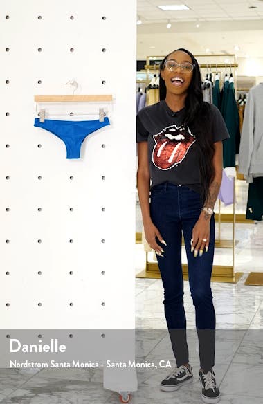 Volcom Simply Solid V Cheeky Bikini Bottom (Women) | Nordstromrack