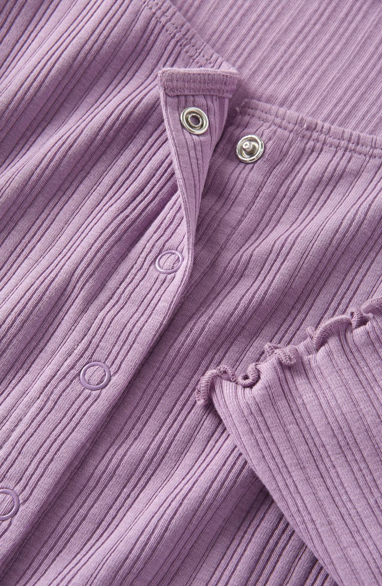 Treasure & Bond Kids' Snap Front Cotton Top, Alternate, color, Purple Wave