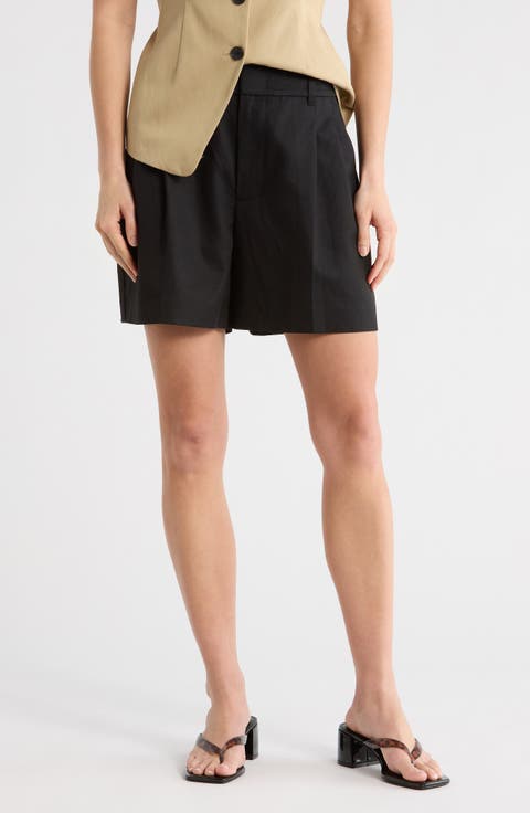 The Harlow Shorts in Drapey Twill