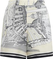Callas Milano JUVIA Rome print shorts