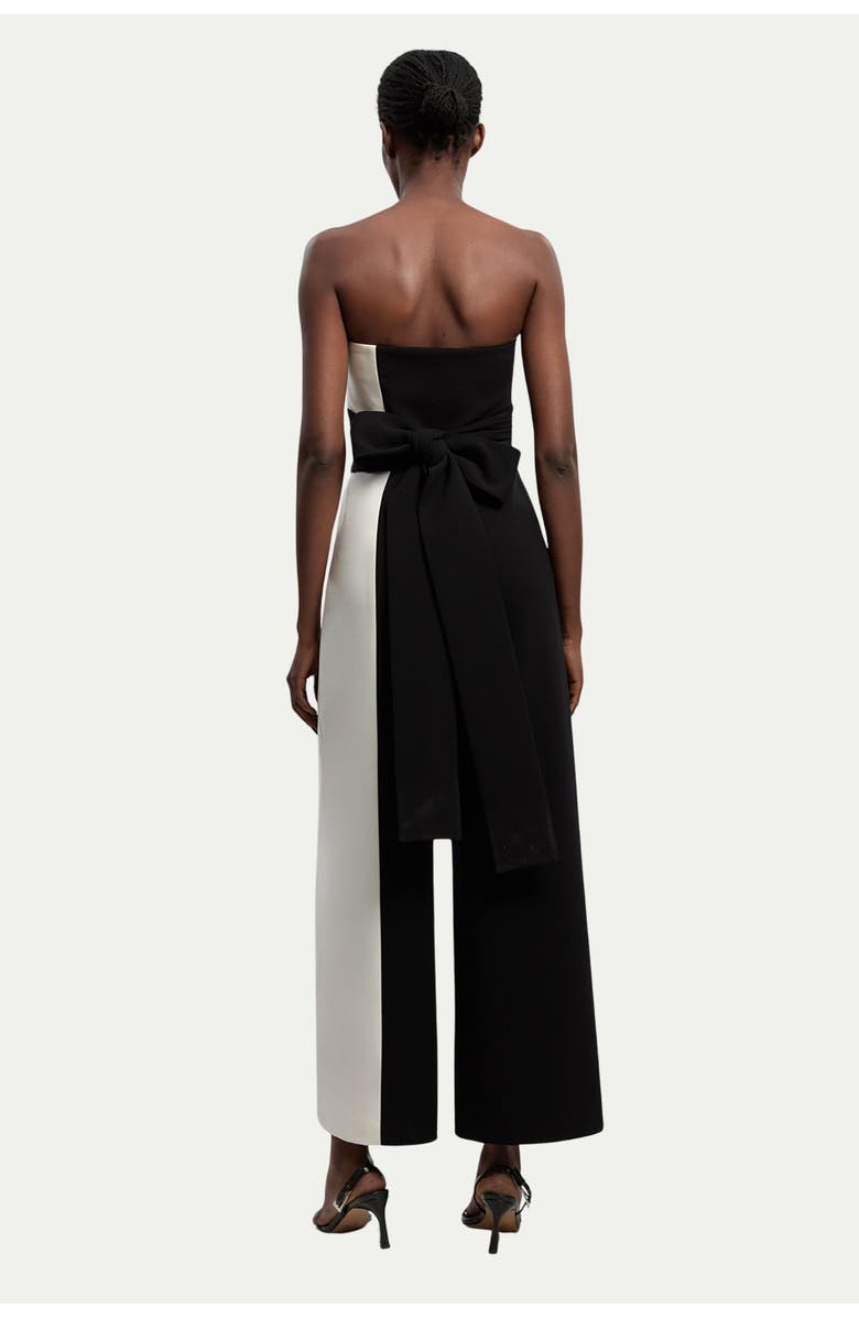 Karen Millen Soft Tailored Bandeau Jumpsuit, Alternate, color, Mono
