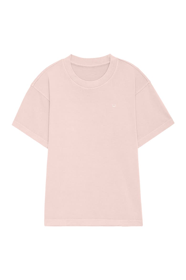 Mens Lil Smile Heavyweight Pigment Dye Tee, Main, color, Pink