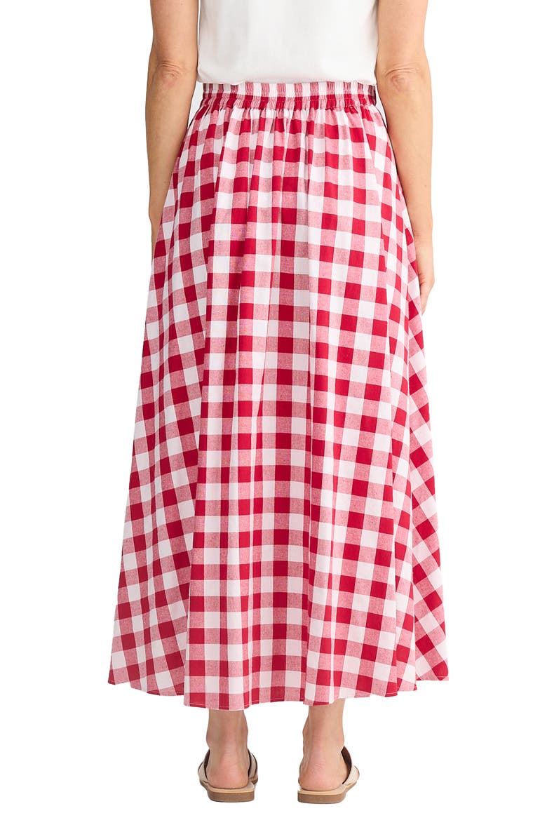Brave+True Lucy Check Maxi Skirt, Alternate, color, Red Gingham