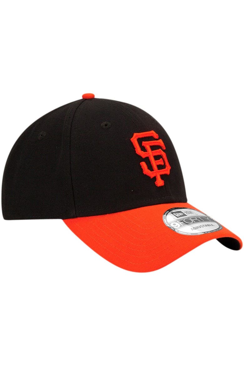 Men's New Era Black/Orange San Francisco Giants League 9FORTY Adjustable Hat, Alternate, color, Black