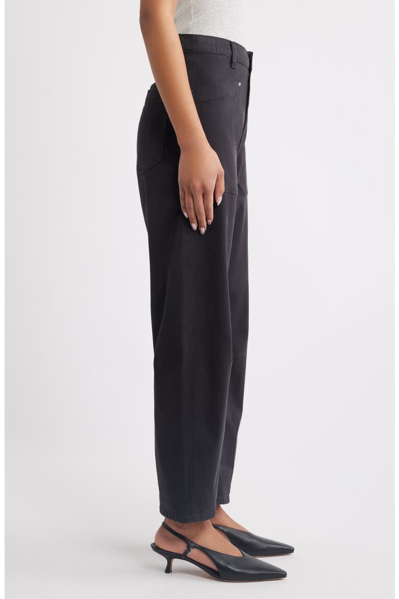 Billie High Waist Barrel Leg Jeans, Alternate, color, DARK CINDER