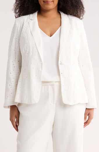 Eyelet Lace Blazer