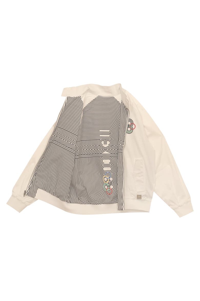Men's Outerstuff  White Olympic Games Harrington Full-Zip Jacket, Alternate, color, White