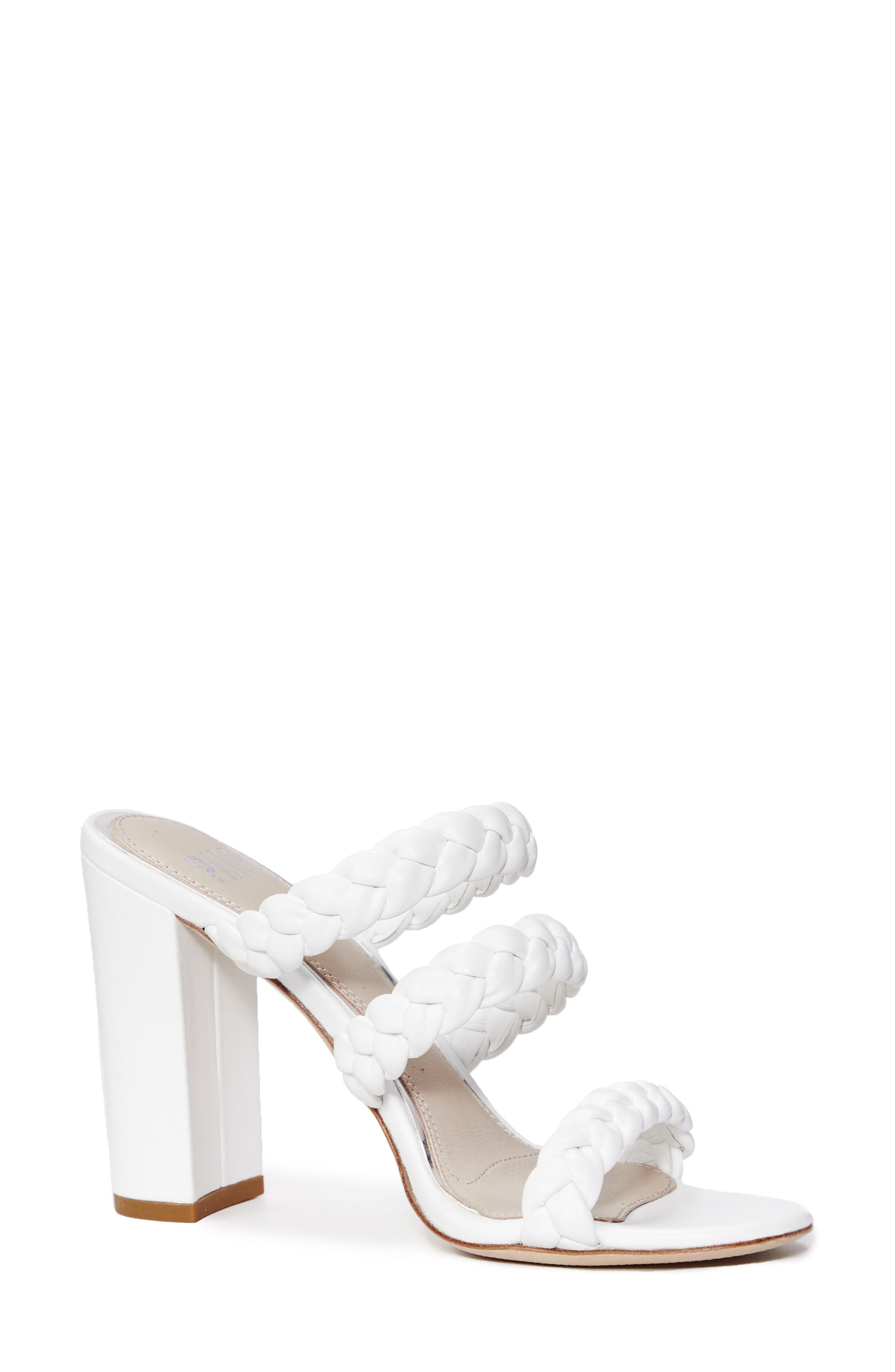 PAIGE Braided Nora Sandal, Main, color, White