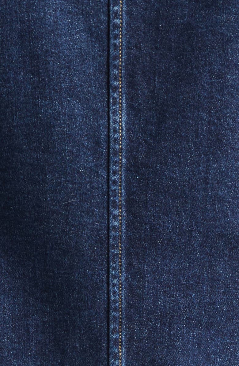 Cinq à Sept Ivy Crystal Crop Denim Jacket, Alternate, color, Fontaine Multi