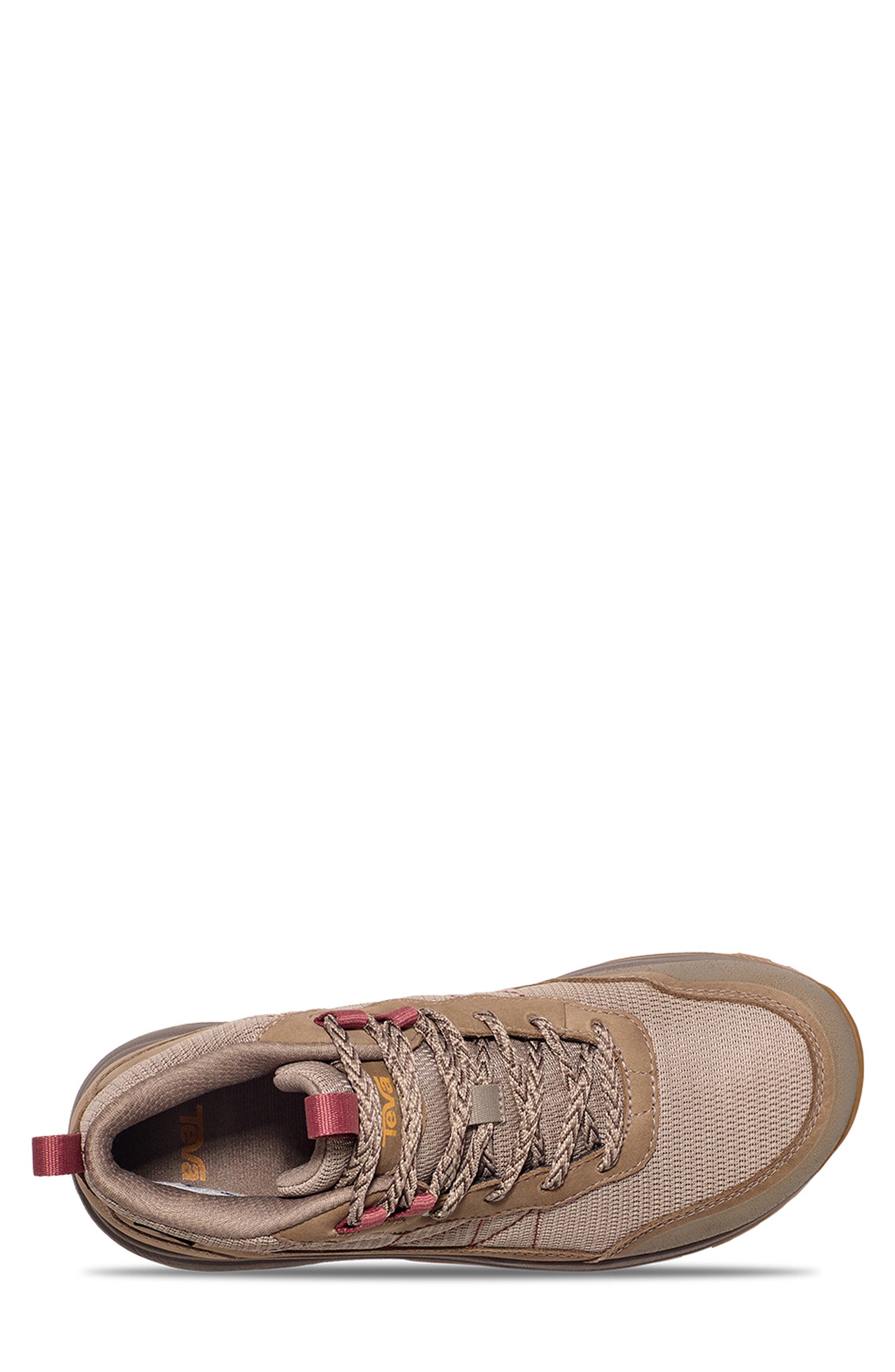 Teva Ridgeview Mid Hiking Boot, Alternate, color, Desert Taupe/ Marsala