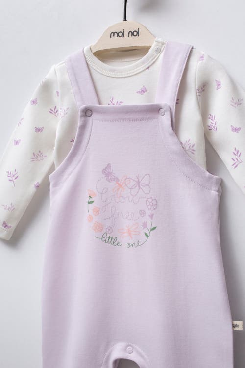 Moi Noi Growing Butterfly One-piece Set In Purple