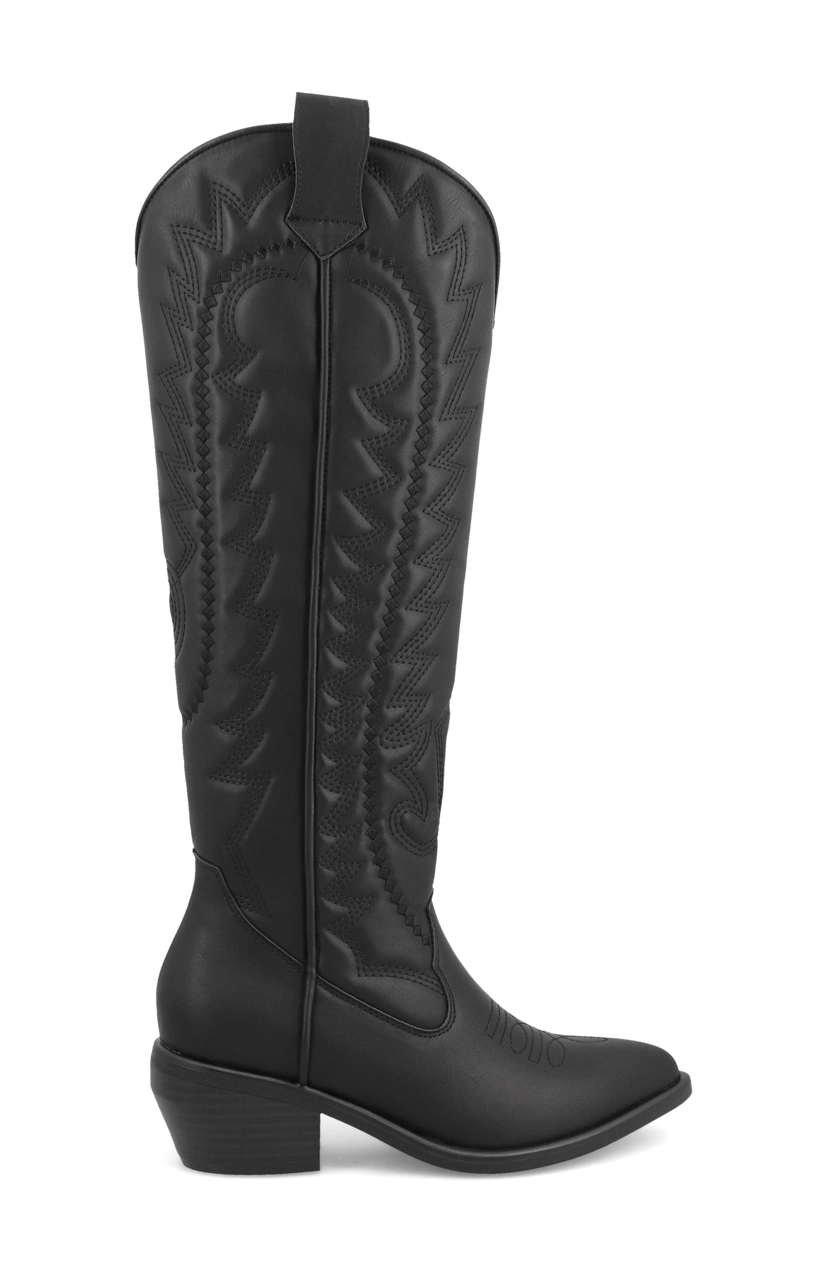 MIA Locklyn Tall Boot, Alternate, color, Black